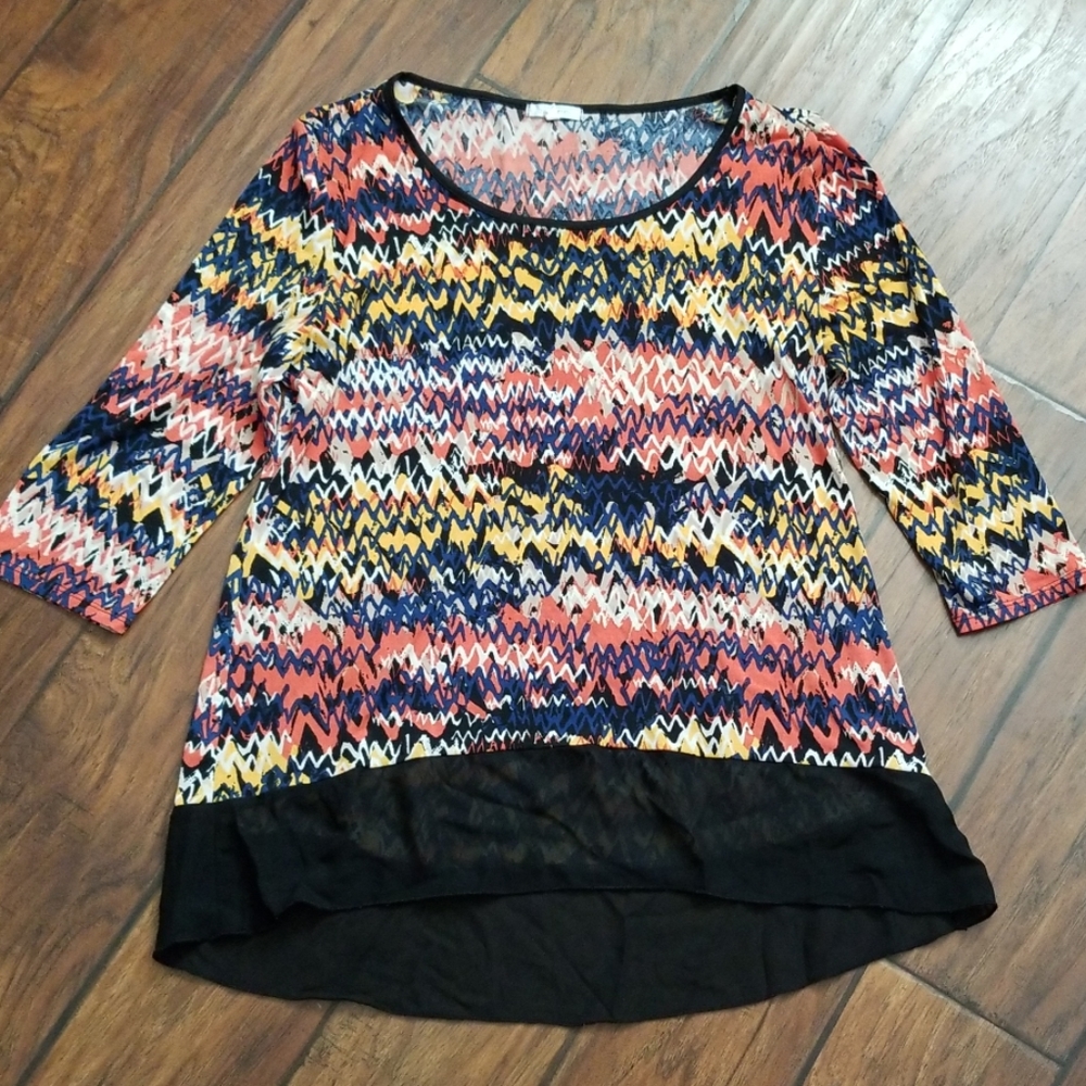 Womens high low blouse